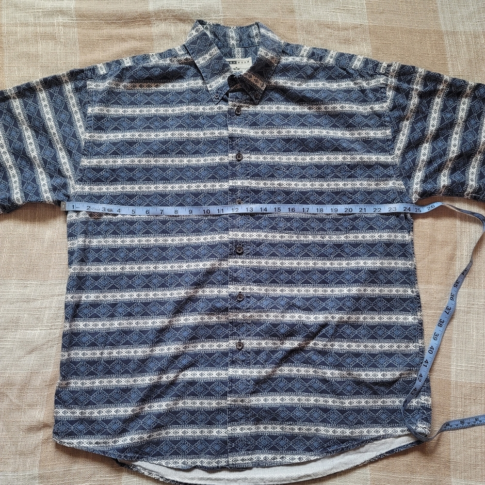 Euc Cotton Printed Button Down - image 4